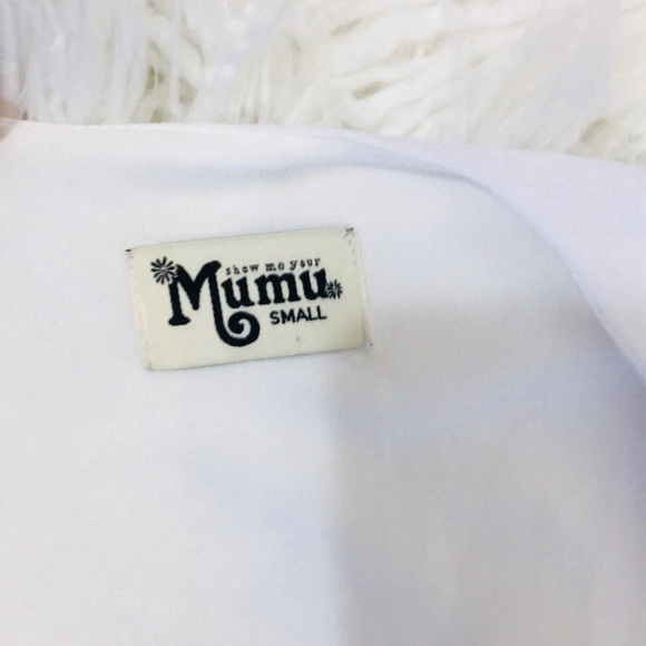 Show Me Your Mumu White Lace Embroidered Top - Picture 6 of 7